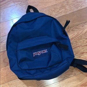 Small Navy Blue Jansport Backpack